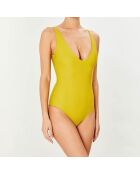 Maillot de bain 1 pièce Solidos anis