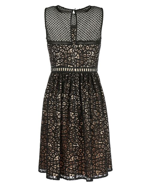 Robe Dico patineuse texturée noire
