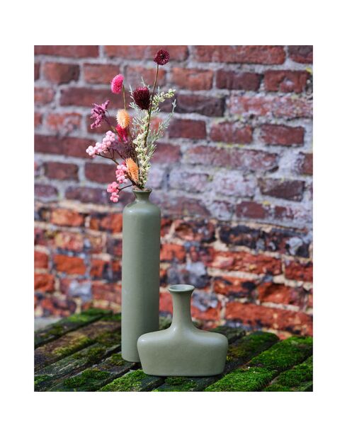 Vase Skinny vert - 6x29 cm