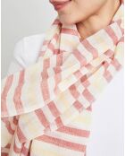 Étole Massimo rouge - 70x180 cm