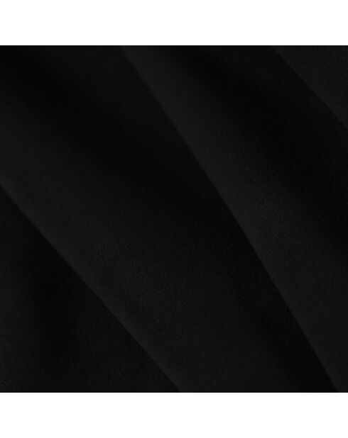 Canapé panoramique velvet bali 7 places noir - 383x185x75 cm