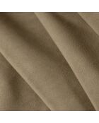 Canapé panoramique velvet bali 7 places beige - 383x185x75 cm