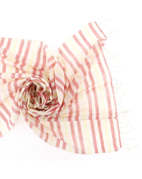 Étole Massimo rouge - 70x180 cm