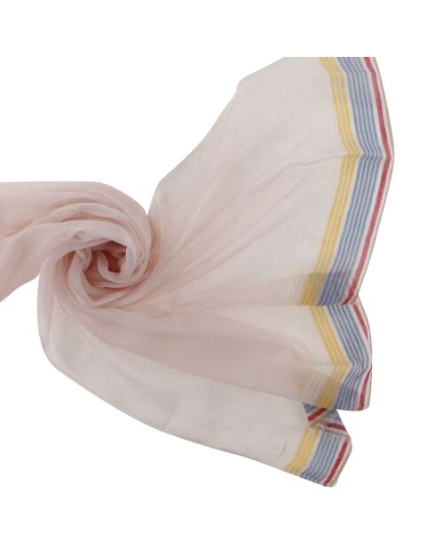 Étole Sara rose - 90x180 cm