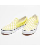 Slip-On Classic Checkerboard  jaune/blanc