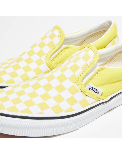 Slip-On Classic Checkerboard  jaune/blanc