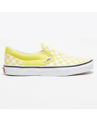 Slip-On Classic Checkerboard  jaune/blanc