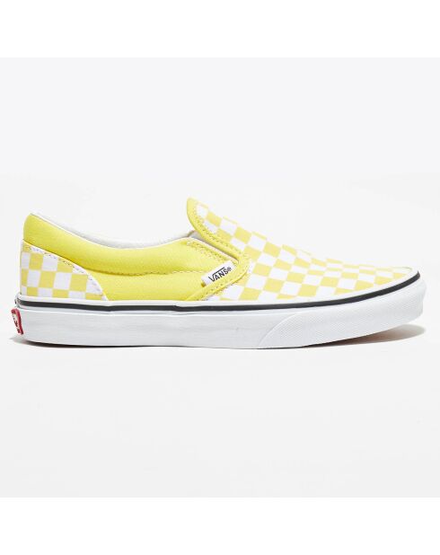 Slip-On Classic Checkerboard  jaune/blanc