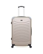 3 Valises 4 roues simples 55/65/75 cm Congo beiges