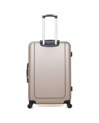 Valise Long Séjour 4 roues simples 75 cm Congo beige