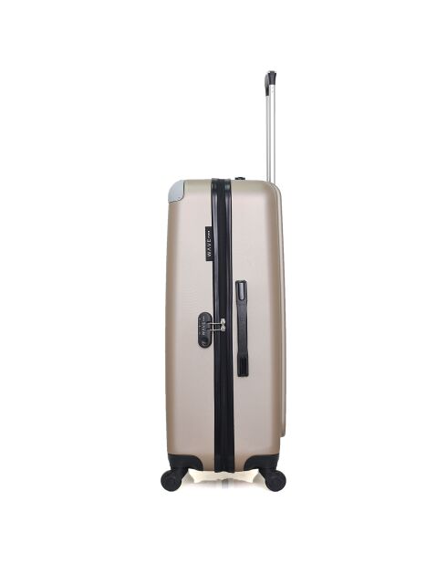 Kabinenkoffer 4 Einzelräder 55 cm Kongobeige