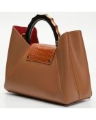 Ana Handtasche aus Kamelleder - 35x27x13,5 cm