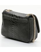 Borsa a tracolla Kiera in pelle nera - 21x15x7 cm