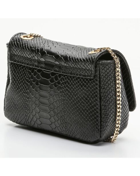 Borsa a tracolla Kiera in pelle nera - 21x15x7 cm