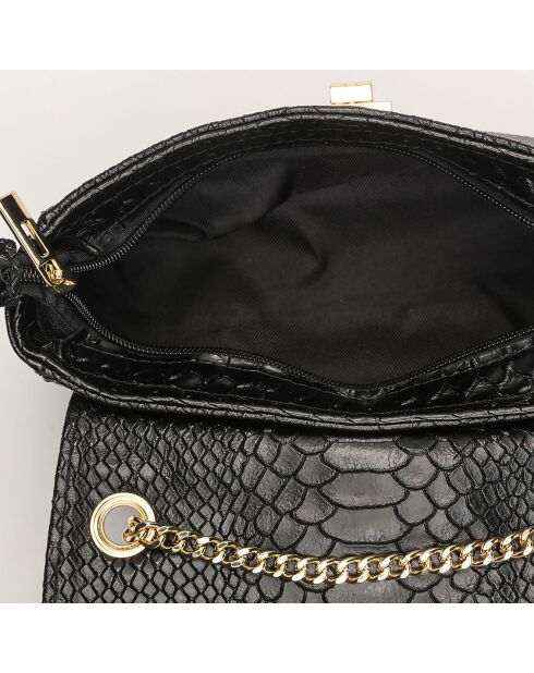 Borsa a tracolla Kiera in pelle nera - 21x15x7 cm