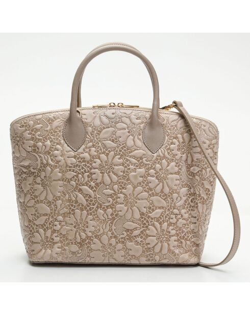 Madison Handtasche aus Kamelleder - 38,5 x 27,5 x 15,5 cm