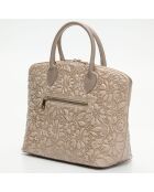 Madison Handtasche aus Kamelleder - 38,5 x 27,5 x 15,5 cm