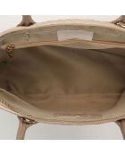Madison Handtasche aus Kamelleder - 38,5 x 27,5 x 15,5 cm