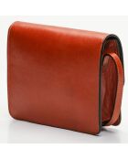 Sac bandoulière en Cuir Marni orange - 22x15x5 cm