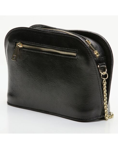 Borsa a tracolla Nora in pelle nera - 26x11x7 cm
