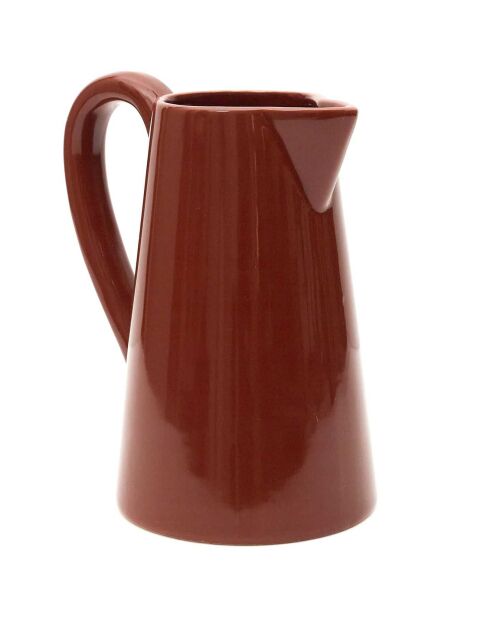 Pichet terracotta orange - 18.8x15.8x9.8 cm