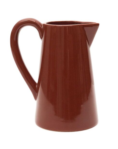 Pichet terracotta orange - 18.8x15.8x9.8 cm