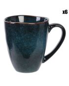 6 Mugs Au grès du temps verts - 30 cl