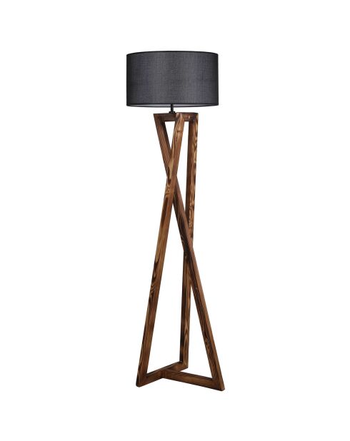 Lampadaire Macka marron/noir - 46x166 cm