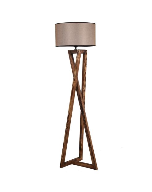 Lampadaire Macka marron - 45x166 cm