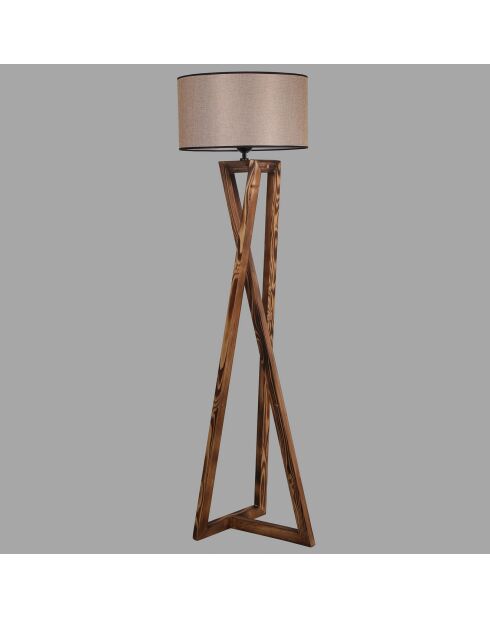 Lámpara de pie Macka marrón - 45x166 cm