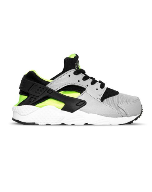 Baskets Huarache Run gris/noir/vert