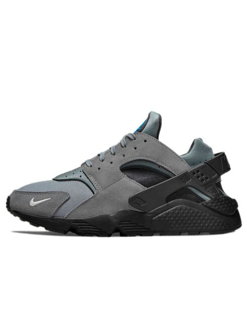 Baskets Air Huarache Run noir/gris