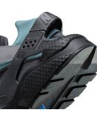 Baskets Air Huarache Run noir/gris