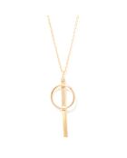 Collier Rosita en laiton doré