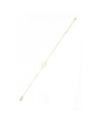 Pulsera Maja de latón dorado