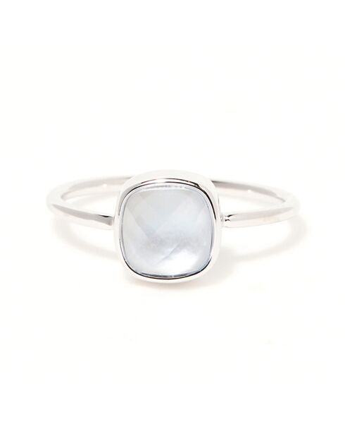 Bague Aëlle Nacre bleue en laiton
