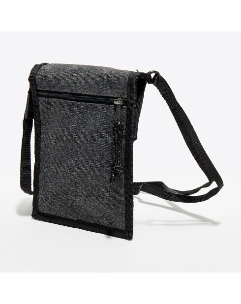 Besace Cullen Denim noire - 19x13 cm