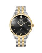 Montre Homme Quartz en Acier Edmond Metal argenté/doré