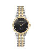 Montre Femme Quartz en Acier Edmond Metal argenté/doré