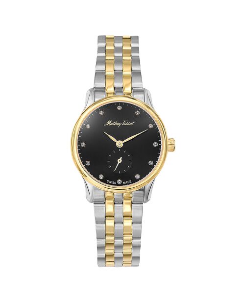 Montre Femme Quartz en Acier Edmond Metal argenté/doré