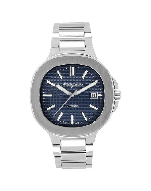 Montre Homme Automatique en Acier Evasion argentée