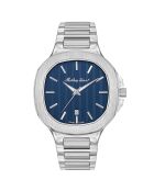 Orologio misto al quarzo in acciaio Silver Evasion