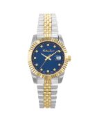 Montre Femme Quartz en Acier Mathy III argenté/doré