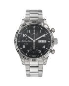 Montre Homme Automatique en Acier Type 21 Chrono Auto argentée