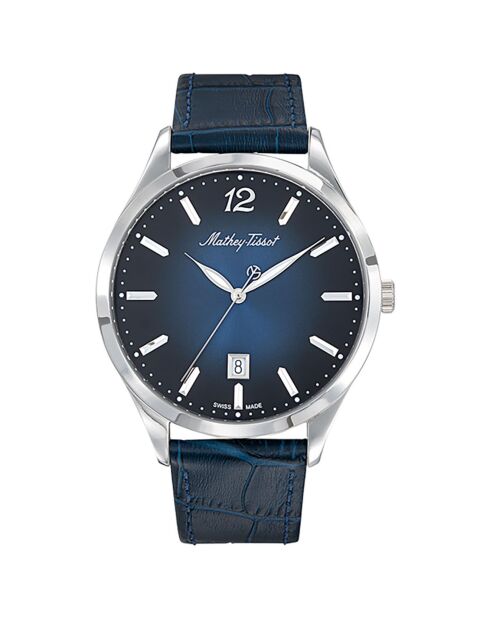 Montre Femme Quartz en Cuir Urban bleue