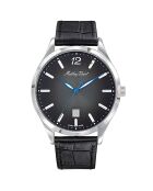 Montre Femme Quartz en Cuir Urban noire