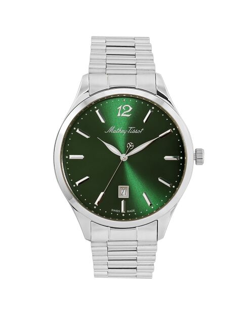 Montre Mixte Quartz en Acier Urban Metal argentée