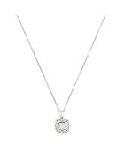 Pendentif Signora Diamants 0.05 ct or blanc