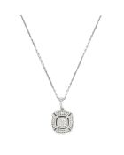 Pendentif Signora Diamants 0.05 ct or blanc