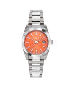 Montre Femme Quartz en Acier Mathy Sunray argentée